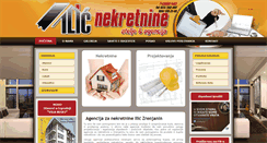 Desktop Screenshot of nekretnineilic.com